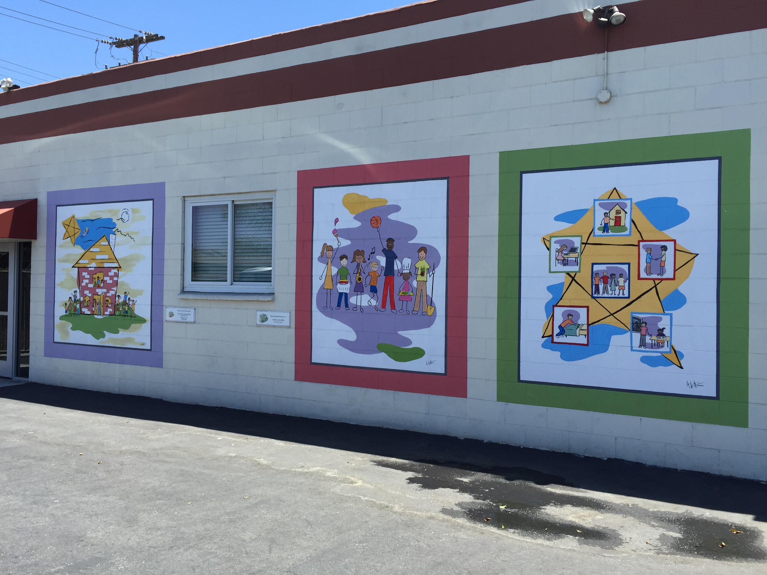 Series of Murals for Mychal's Learning Place