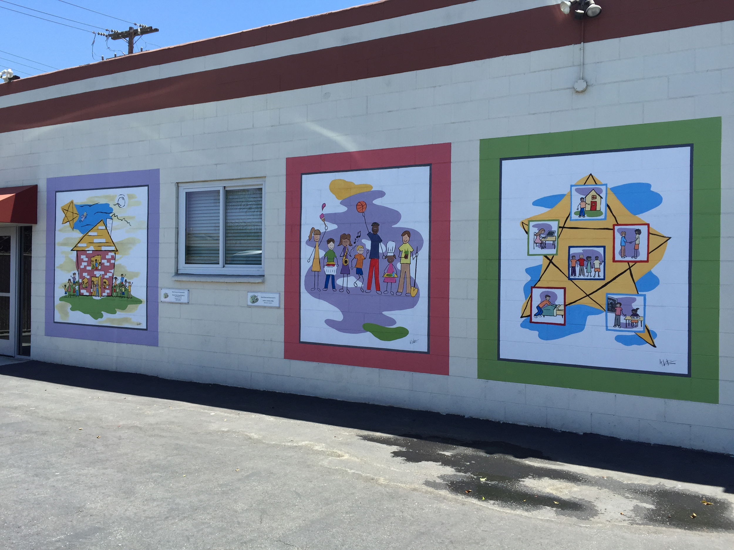 Series of Murals for Mychal's Learning Place