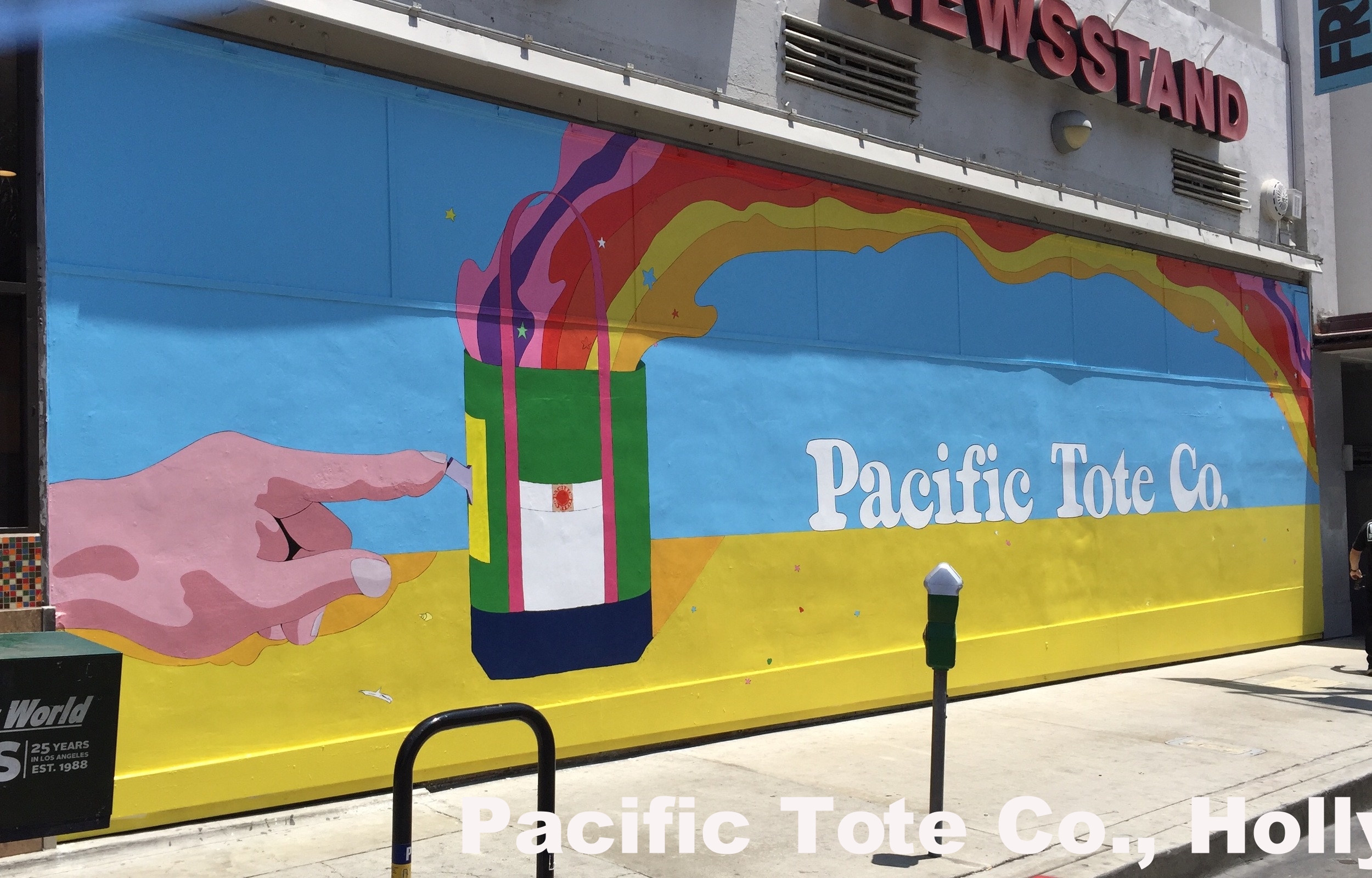 Commercial Signage for Pacific Tote Co, Hollywood 