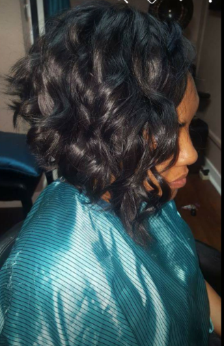 Sew-In with Curls