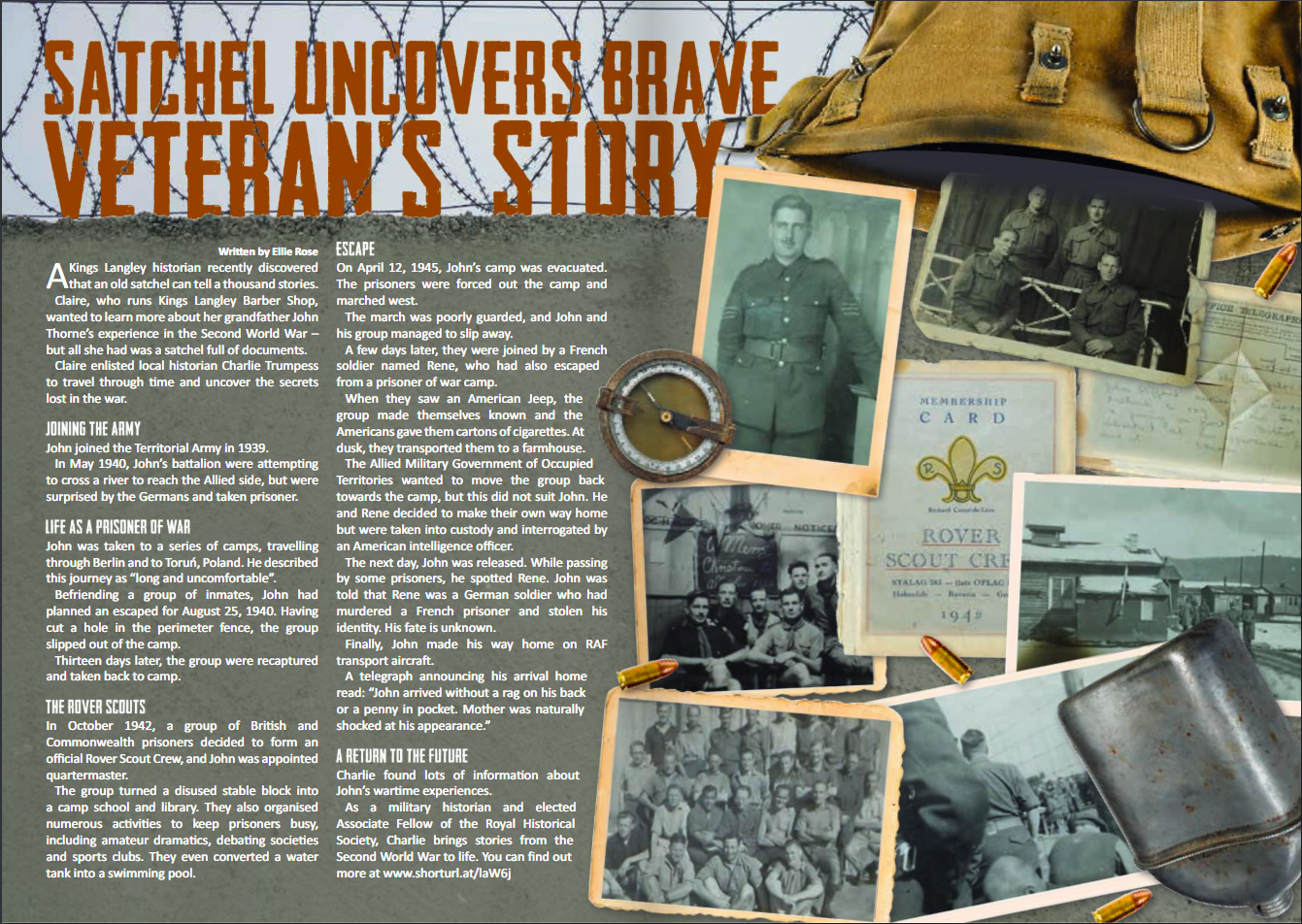 KingsNews June 2025 - Satchel Uncovers Brave Veterans Story.