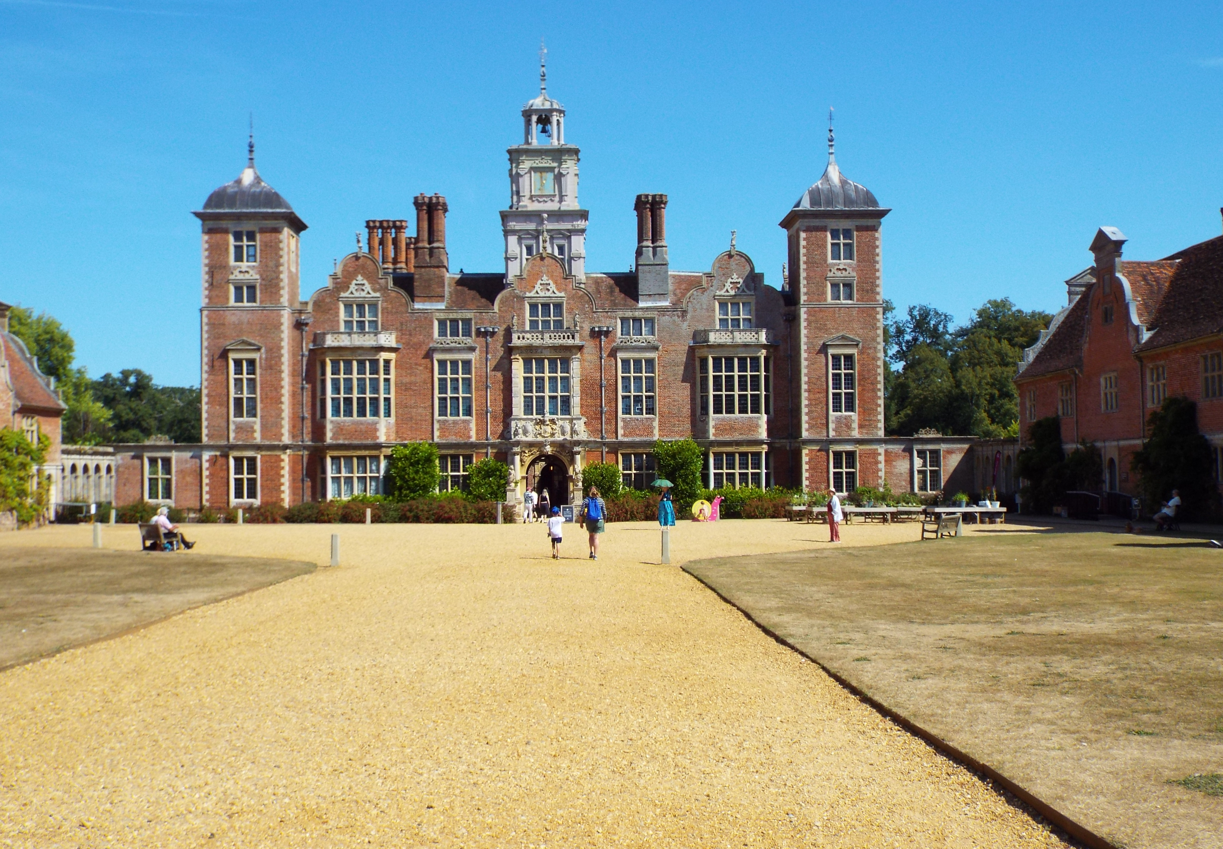 Blickling Hall is a Jacobean stately home situated in 5,000 acres of parkland in a loop of the River Bure, near the village of Blickling north of Aylsham in Norfolk, England.