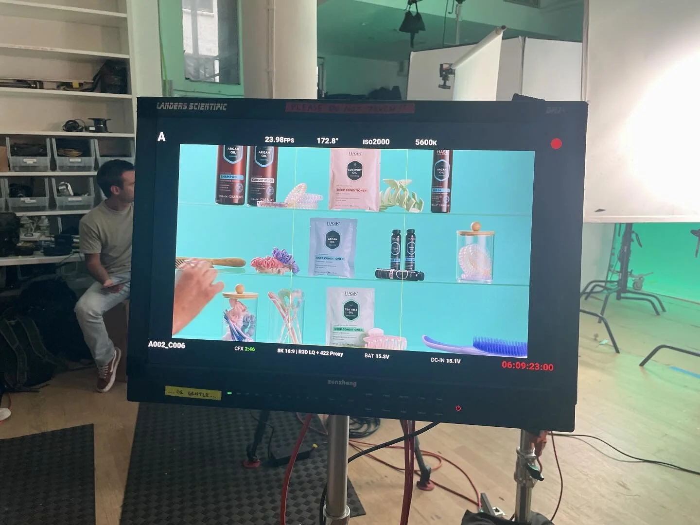 Shoot day 1. So proud of our team.