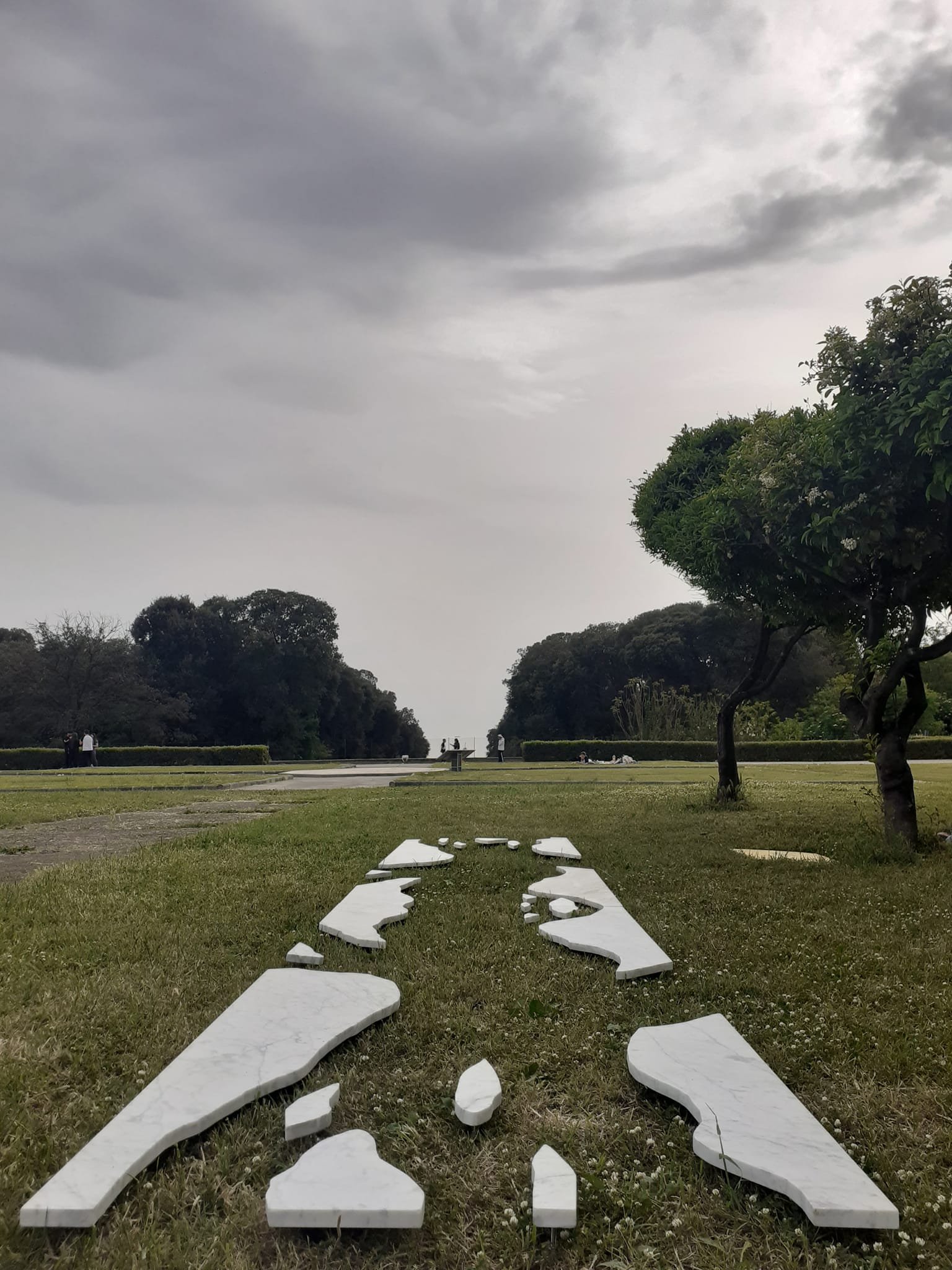  senza titolo, 2022, reggia di Portici, marmo di Carrara 
