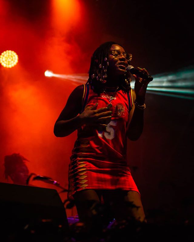 @oshun lifting souls with crazy energy in Barcelona!