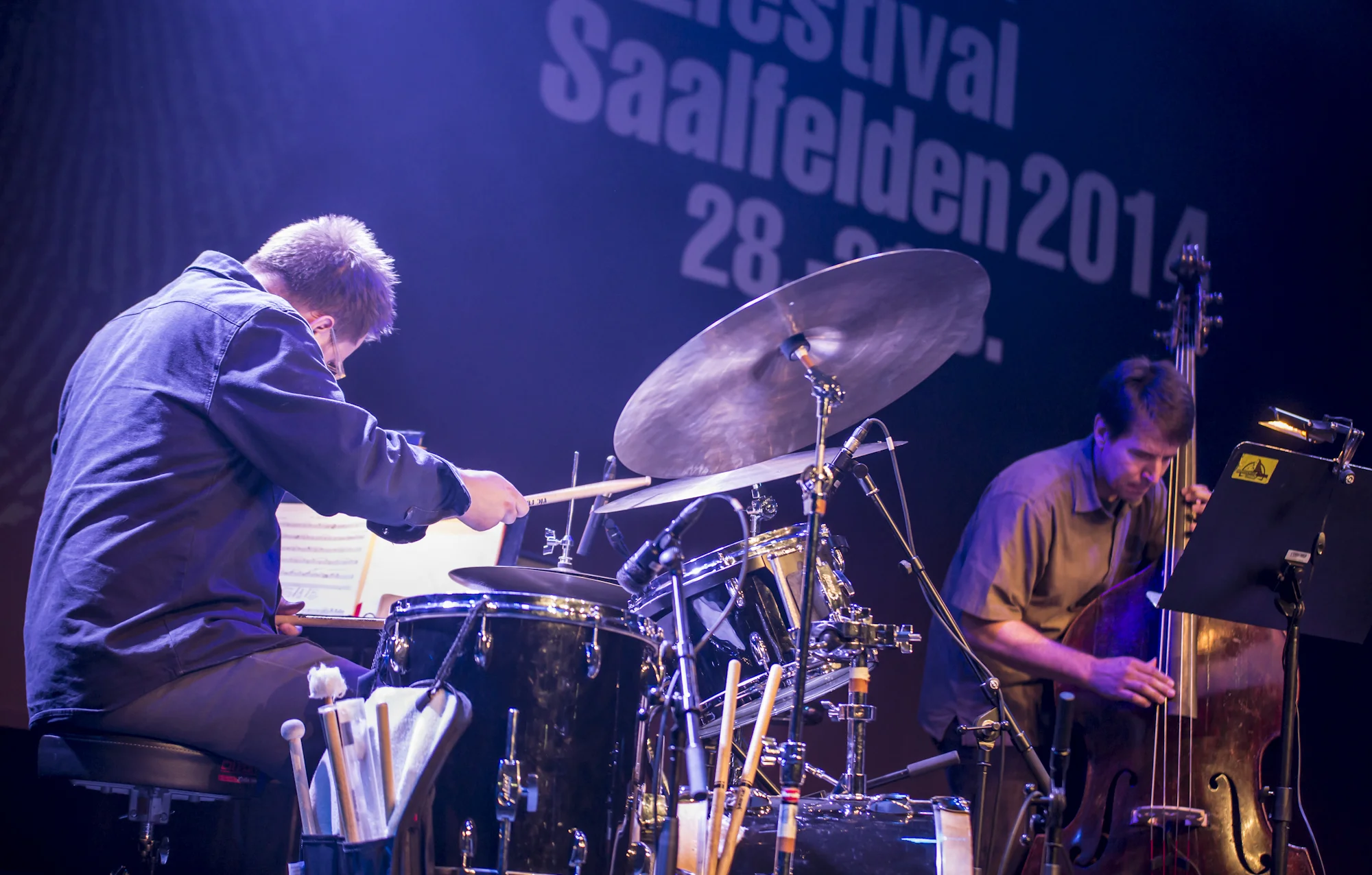 Saalfelden Jazz Festival 2014 with Charles Rumback on drums