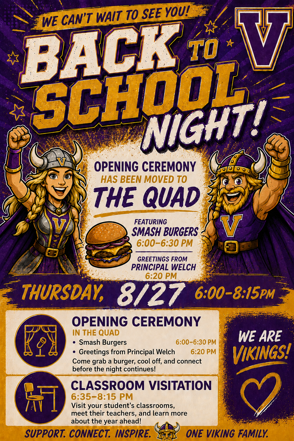 Valencia’s Back to School Night