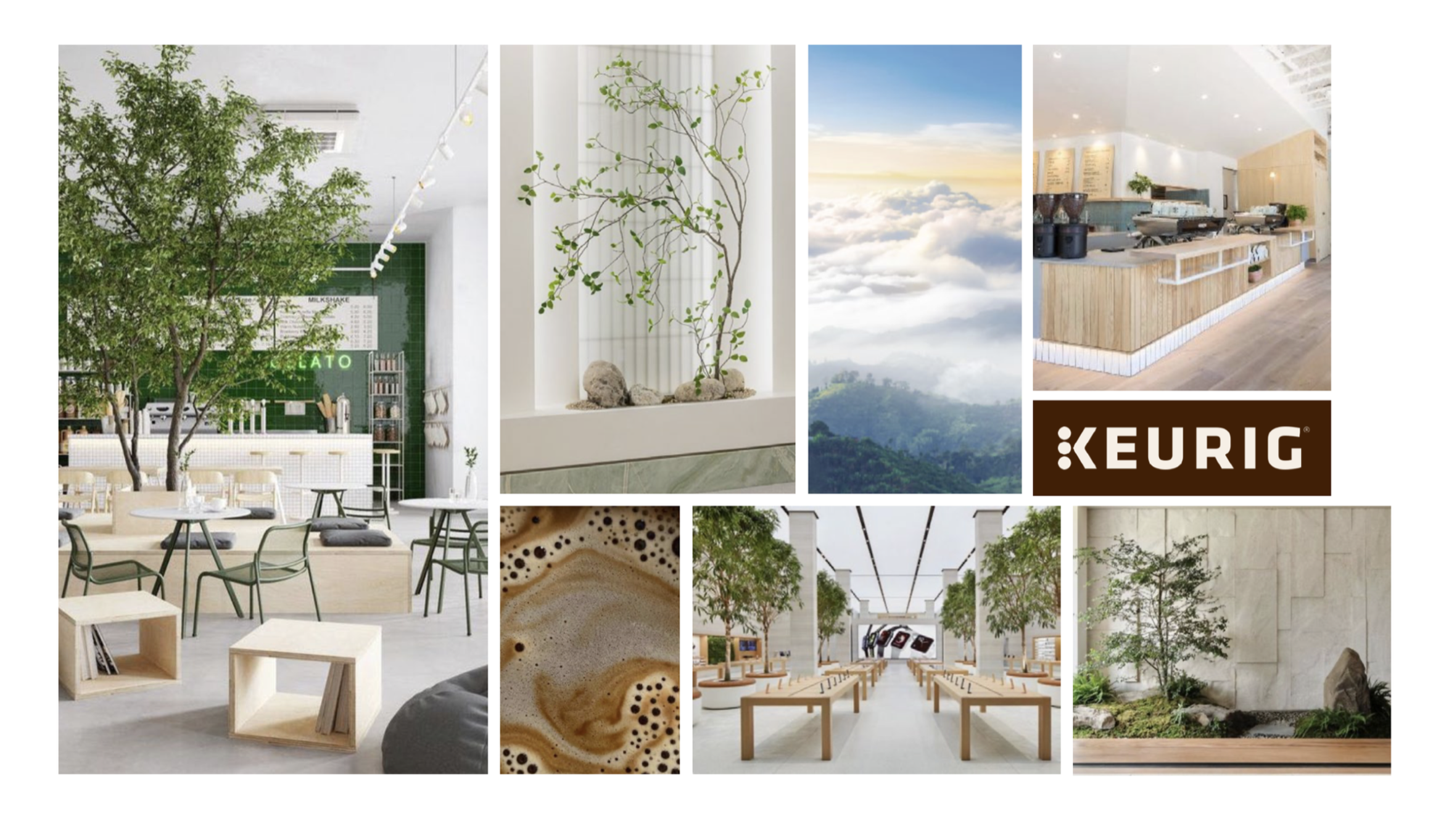 keurig biophilic design event planning event design pop-up shop
