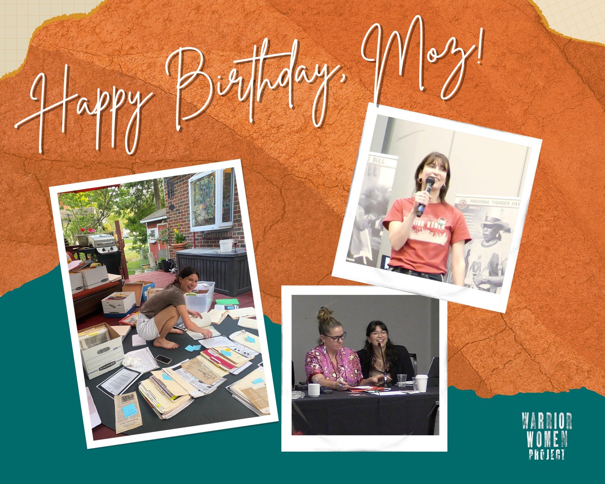 Pen-blwydd Hapus (Happy Birthday in Welsh) Morwenna 'Moz' Osmond!

Wishing you a wonderful day filled with joy and everything you love. From all of us at the Warrior Women Project, we want to express our gratitude for your tireless work as our Resear