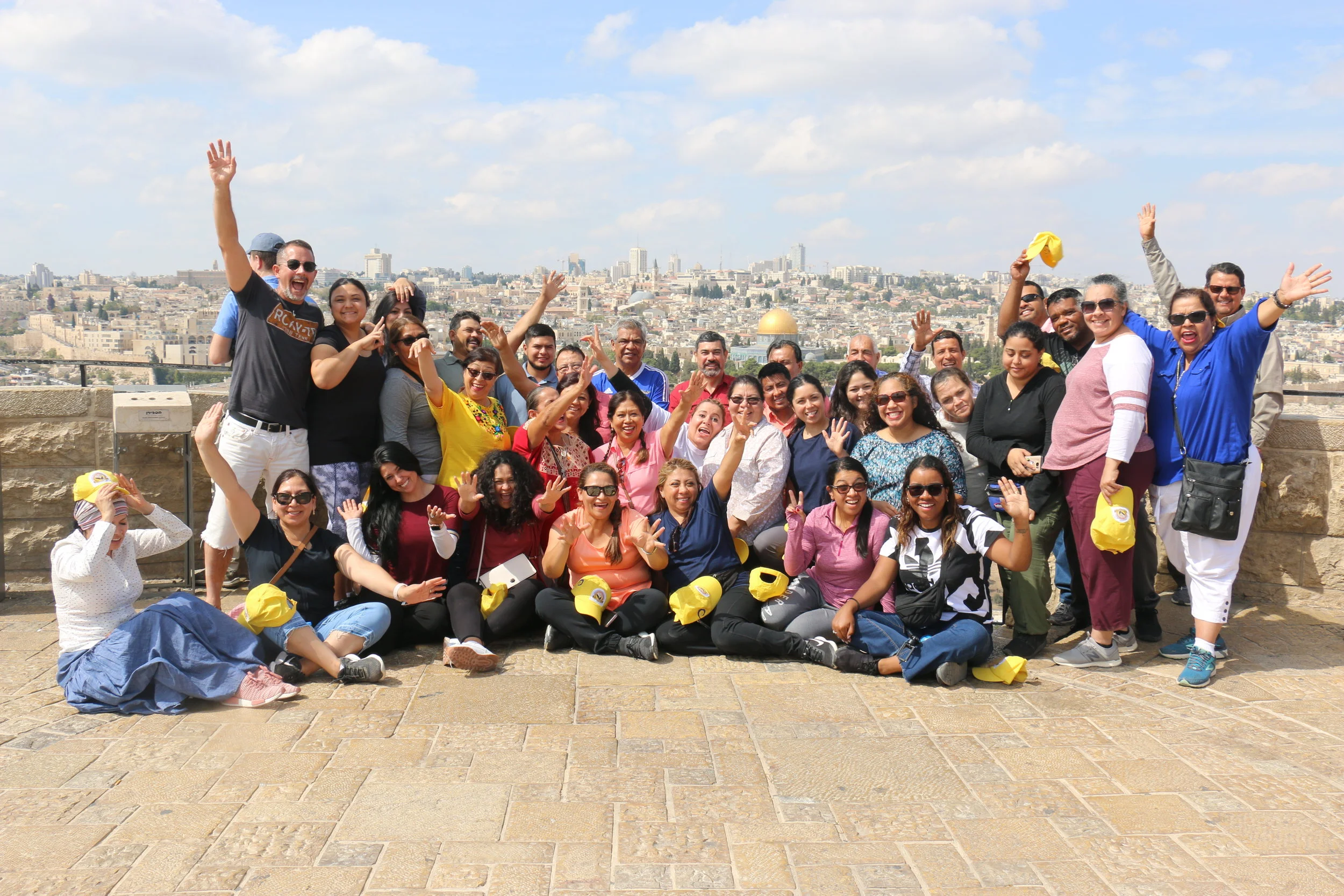 Uno de los muchos grupos que han visitado Israel con Uncommon Spiritual Retreats