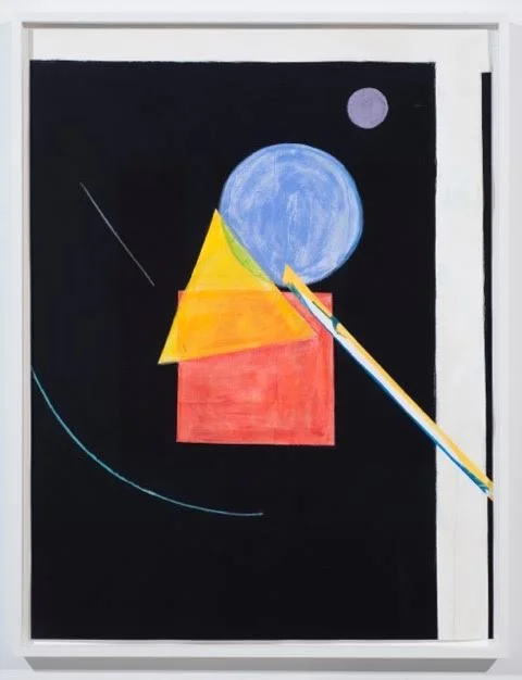 Scott Treleaven "New Desirable States" 2015 Pastel, crayon, gouache, house paint on paper. Courtesy Invisible-Exports gallery.