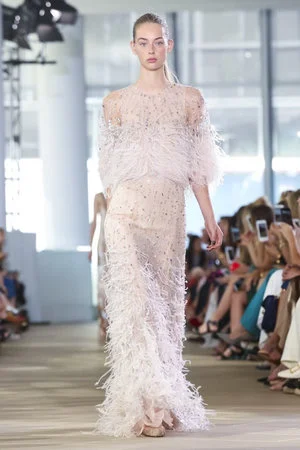 Diaphanous with feathers, the palest palette.