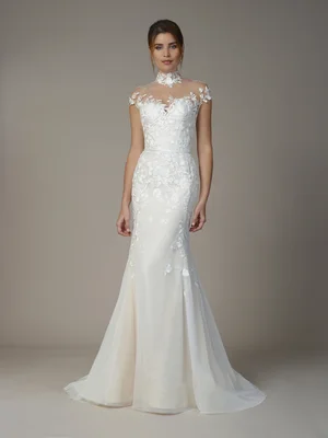 chinese dress ladies Liancarlo Couture Mikado Silk Wedding Gown main image 1