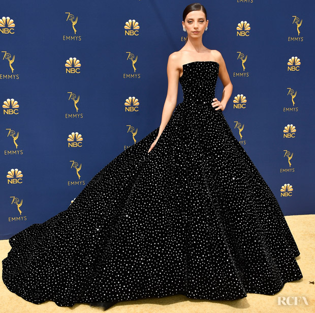 ANGELA SARAFYAN in Christian Siriano