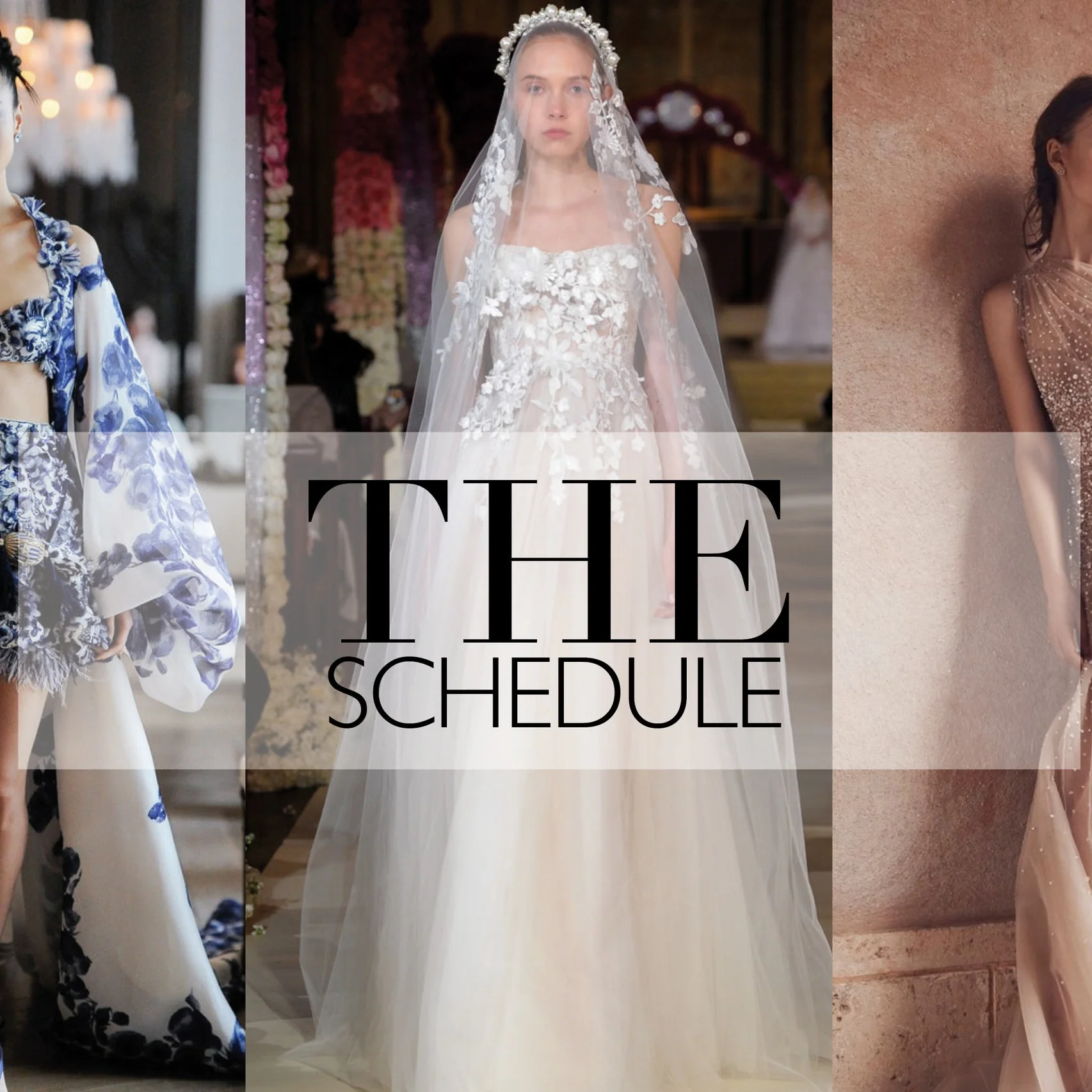 THE SCHEDULE: New York Bridal Fashion Week Shows, Presentations &amp; Events October 2019