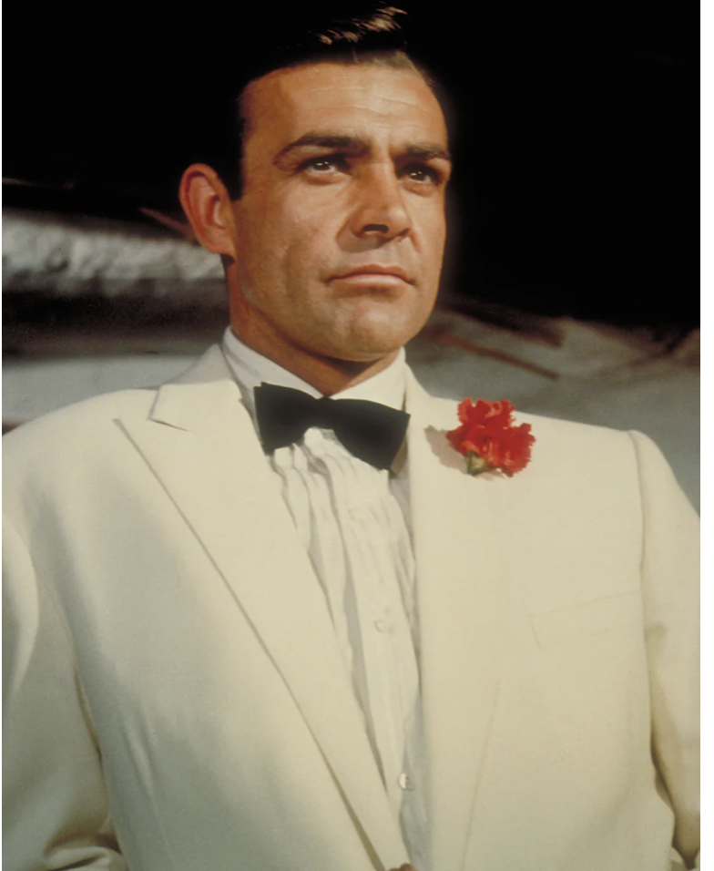 A beautiful new style as worn by Sean Connery in GOLDFINGER (1964)