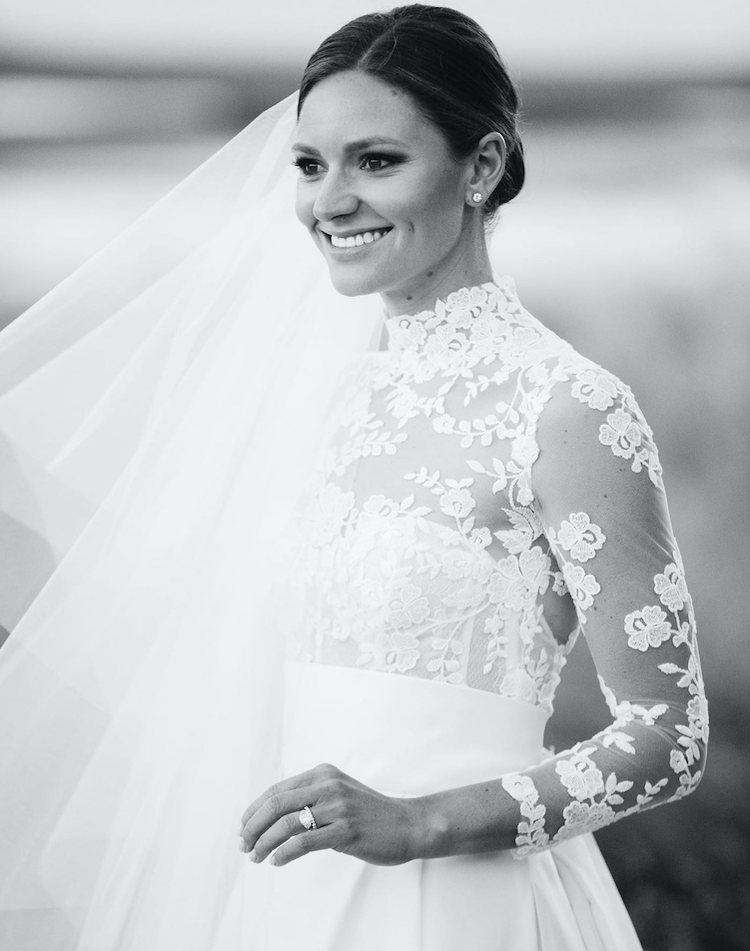 Mark Ingram Bride Created a Custom Gown For Grace Van Arkel — The Bridal  Council
