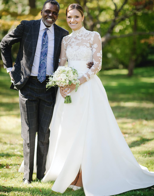  Mark Ingram Bride Created a Custom Gown For Grace Van Arkel