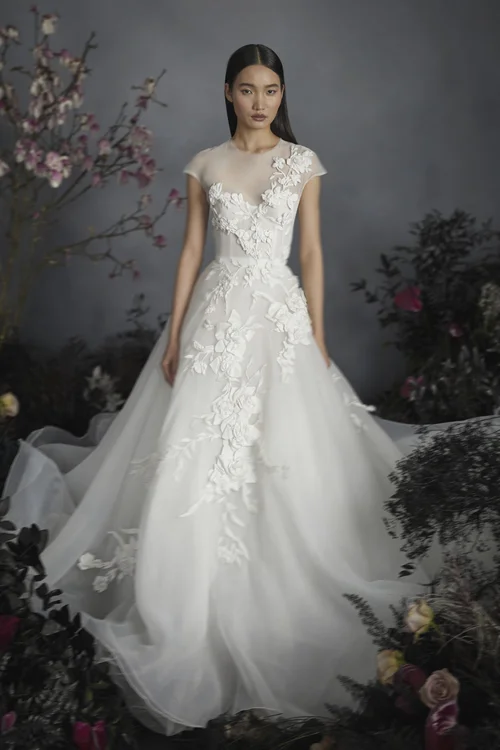 chinese dress ladies Marchesa Notte Danica main image 1