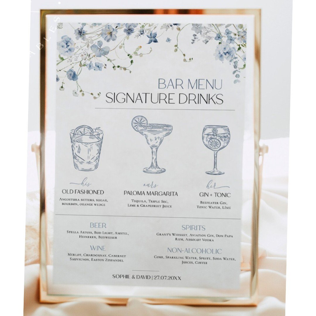 This wildflower bar menu is perfect for a Spring or Summer wedding! 

#luxurybridal #bridal #NYLBFW #wedding #weddinginspo #weddinginspiration #weddingplanning #weddingday #bridal #bride #barmenu #weddingbar #weddingbarmenu #signaturedrinks #cocktail