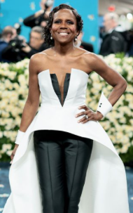 Celebrity Sighting: Deborah Roberts in Mark Ingram at the Met Gala