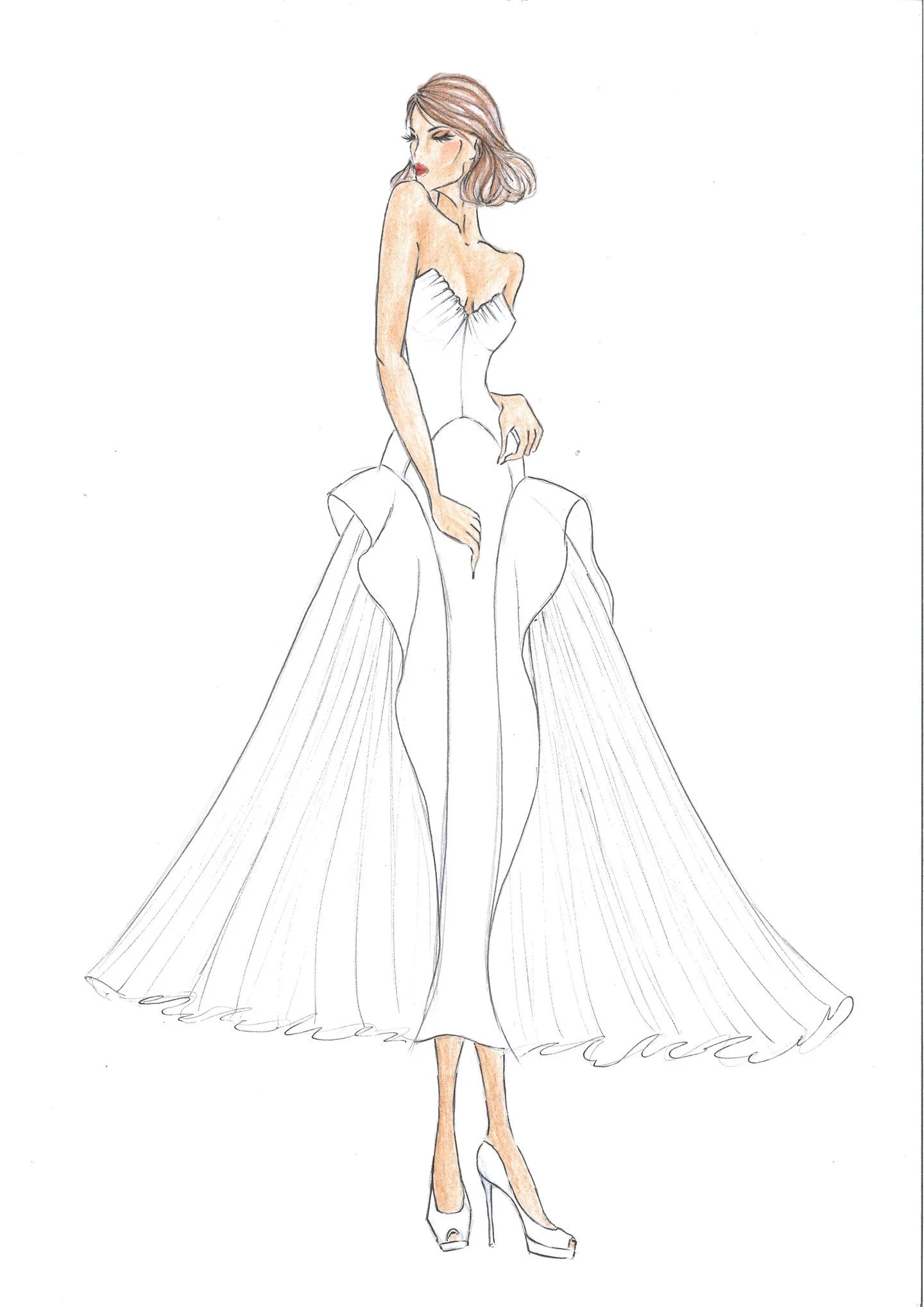 Sneak peek of the @markingramatelier Fall 2026 Bridal Atelier Collection 🤍 Stay tuned for everything #NYLBFW. Oct 14-16th ✨ 

 #BridalFashion #BridalAtelier #MarkIngram #Fall2026Bridal #WeddingDressDesign #NYBridalFashionWeek #BridalSketch #BridalIn