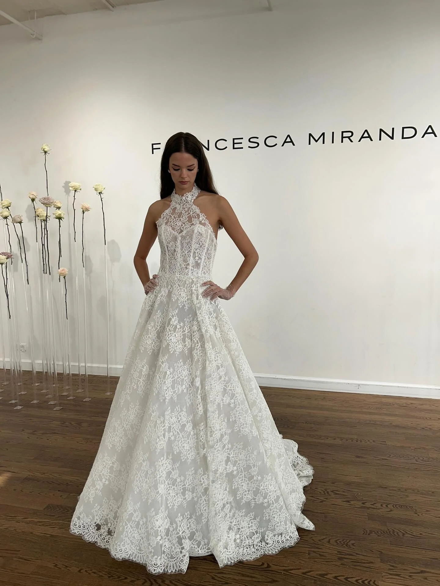 dresses with lace are best! @francescamirandabridal 💍🩵

#bride #bridal #luxury #luxurybridalinspiration #weddinginspiration
#wedding #NYLBFW #francescamiranda