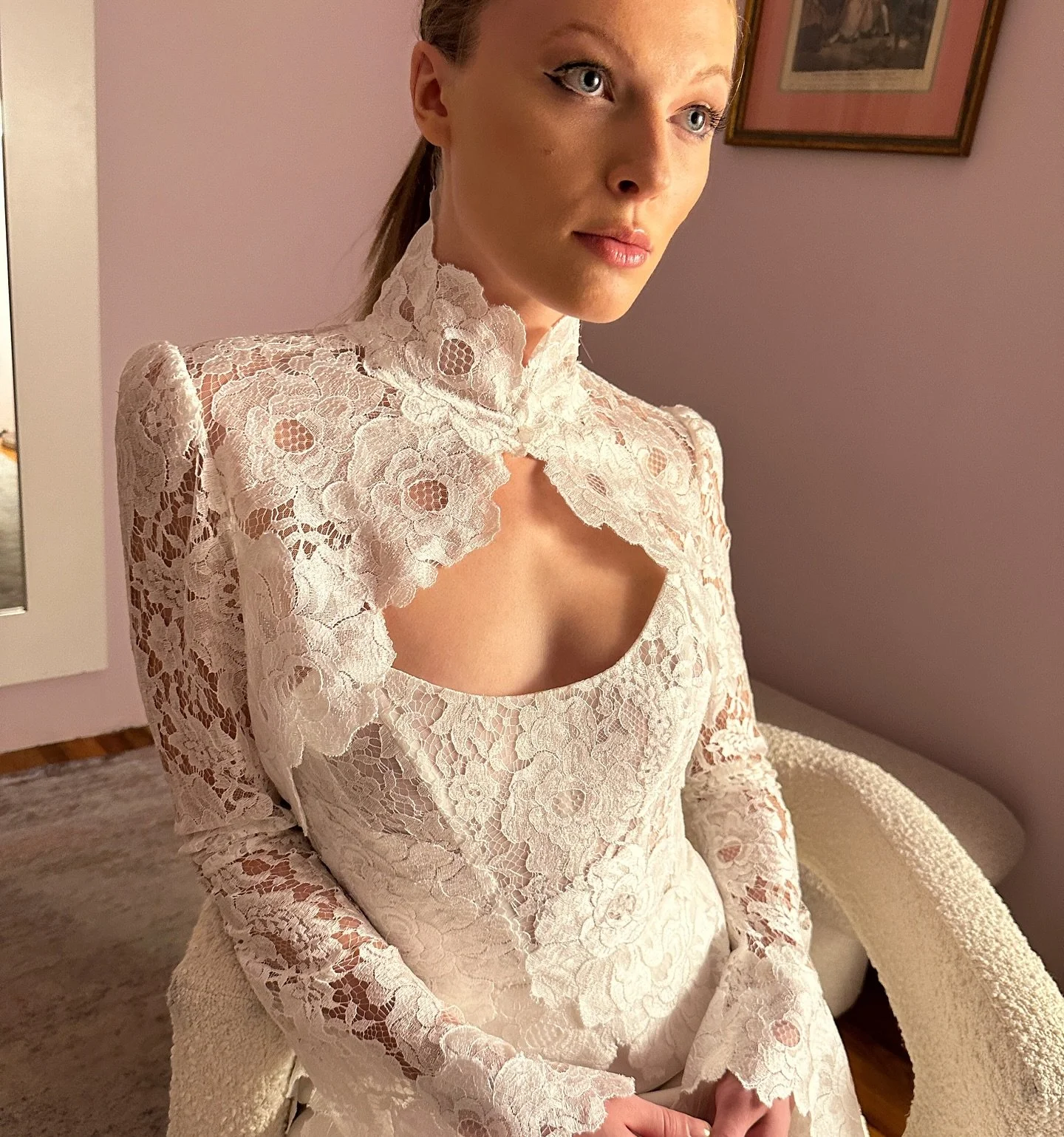 If you're thinking of donning a topper for your wedding day, this is your sign. The &quot;Fleur&quot; bolero from @efbridal is so perfect paired with a sculpted bodice and silk 🦋

#EFBridal #Wedding #WeddingFashion #BridalStyle #Bolero #Topper #Fash