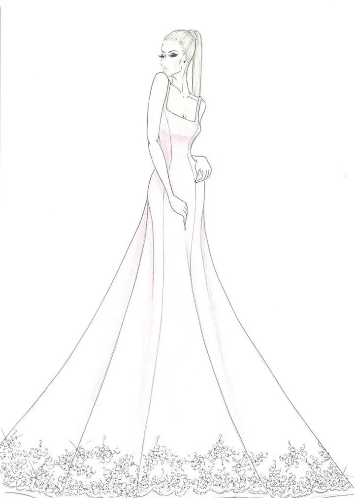A playful sketch by @markingramcollection from the upcoming Spring 2027 bridal collection. 

NY Luxury Bridal Fashion Week April 7th-10th. 

#NYLBFW #WeddingInspiration #BridalFashion #WeddingDress #BridalInspo #WeddingStyle #RomanticWedding #BridalS