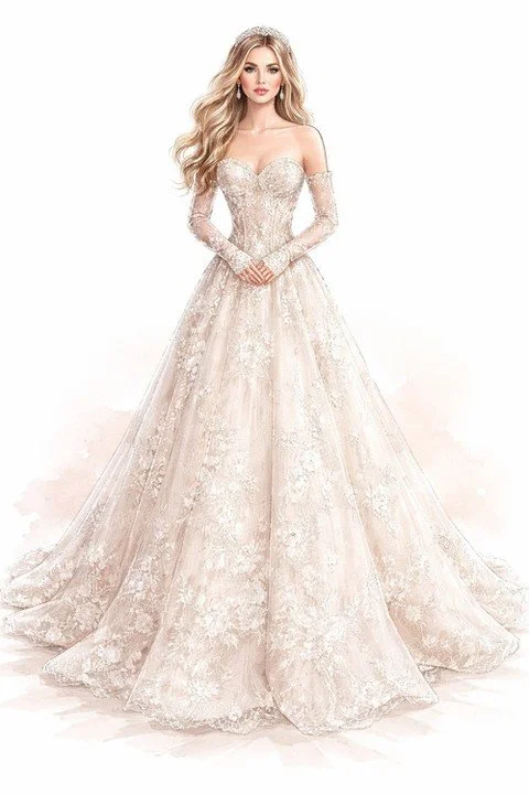 A vibrant sketch by @idancohenofficial for their Spring 2027 Bridal Collection. 

NYLBFW April 7th-10th

#NYLBFW #WeddingInspiration #BridalFashion #WeddingDress #BridalInspo #WeddingStyle #RomanticWedding #BridalStyle #DesignerGown #DesignerSketch #