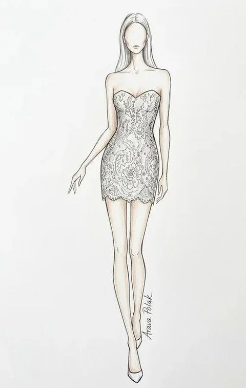 An exquisite sketch of a mini dress, a preview from the @arva_polak_bridal Spring 2027 collection.

NYLBFW April 7th-10th. 
 
#NYLBFW #WeddingInspiration #BridalFashion #WeddingDress #BridalInspo #WeddingStyle #RomanticWedding #BridalStyle #DesignerG