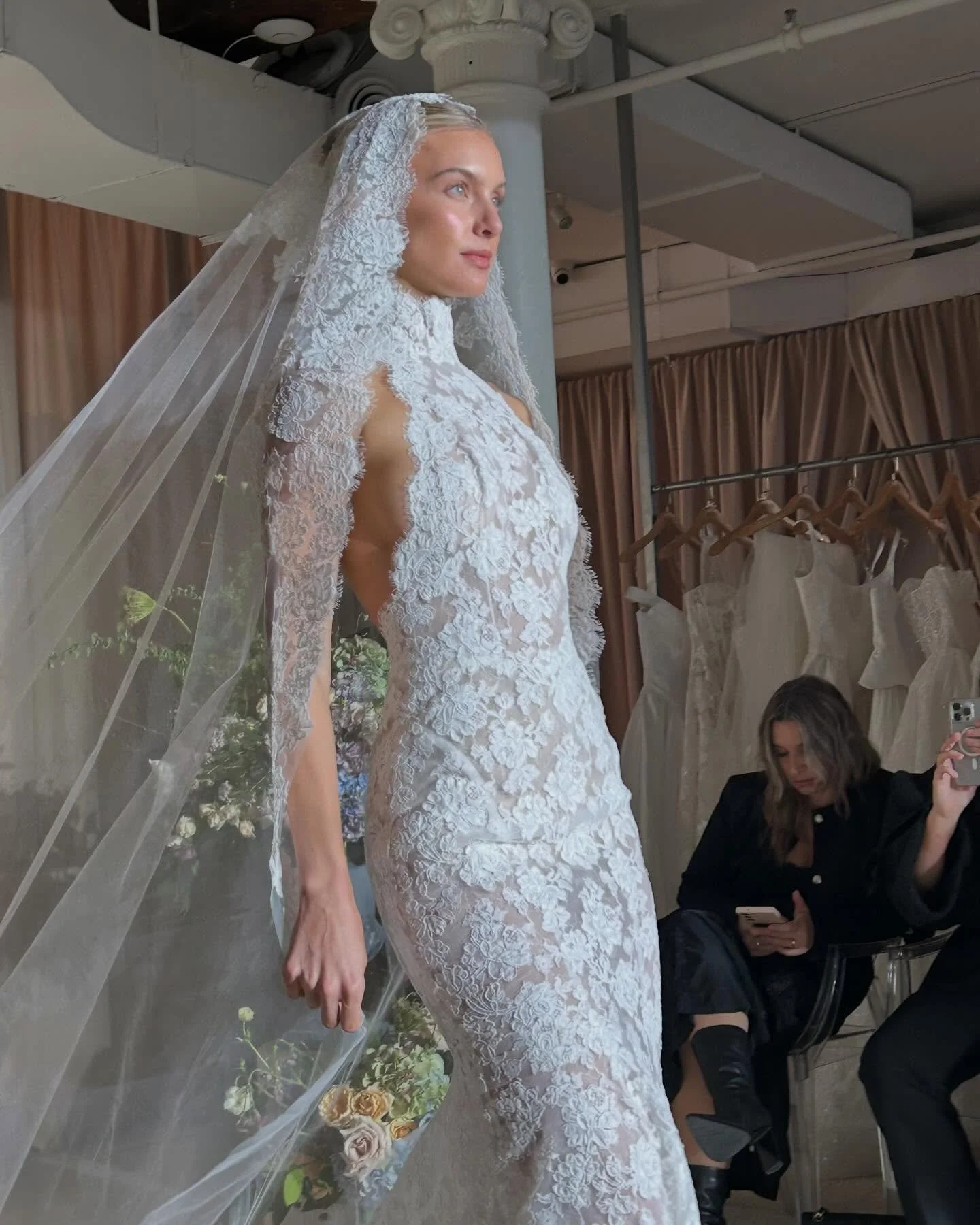 Stunning new piece from @bertabridal&rsquo;s S/S 2027 collection🤍

#nylbfw #bridal #bridalwear #weddingdress #luxurywedding