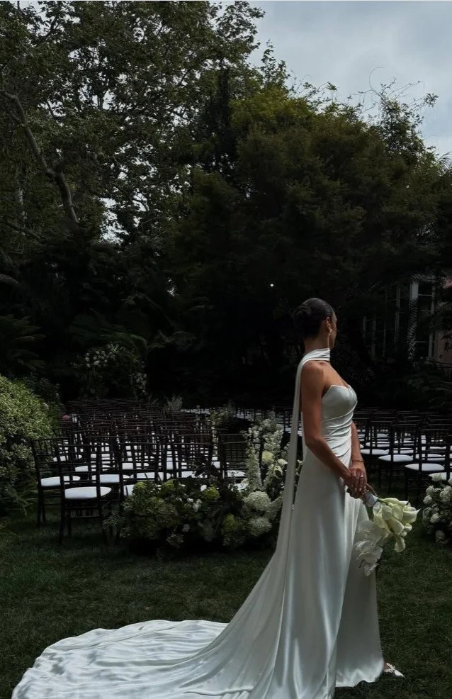 Bride Allegra Griffin was the epitome of grace.
Dress: Onix gown by Lihi Hod

@allegra.griffin 

#realbride #luxurybridal #weddinginspo #tessalynevents #nwlabridal #dennisroycoronel #hotelbelair #chelseahilldesignco #beatuybychloe #theonegown #lihiho