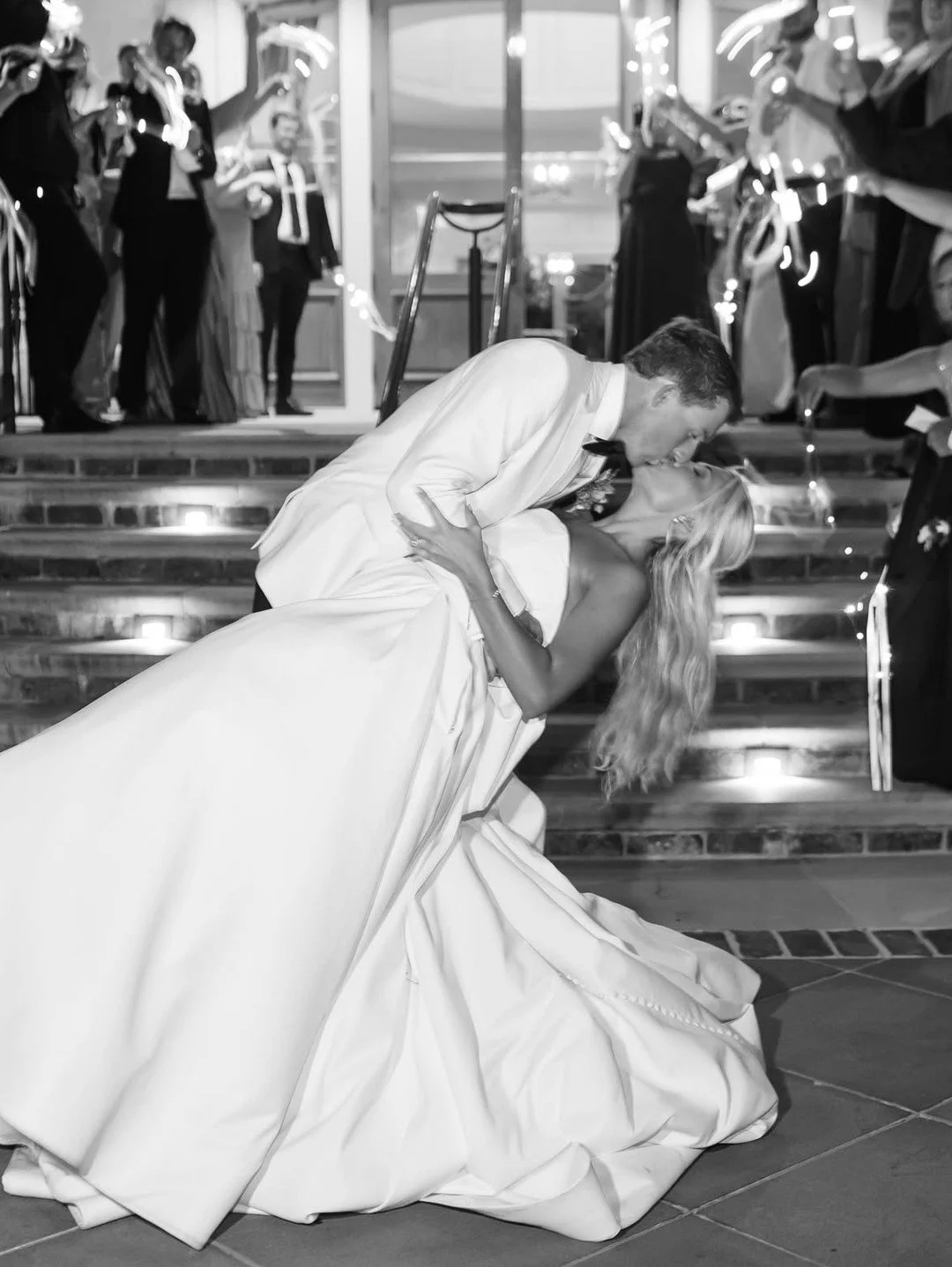 Kissing into forever. A stunning, timeless strapless design from @ritavinieris. 

#NYLBFW #ritavinieris #bridalfashion #modernbride #luxurybridal #designergown #weddinginspiration #bridalstyle