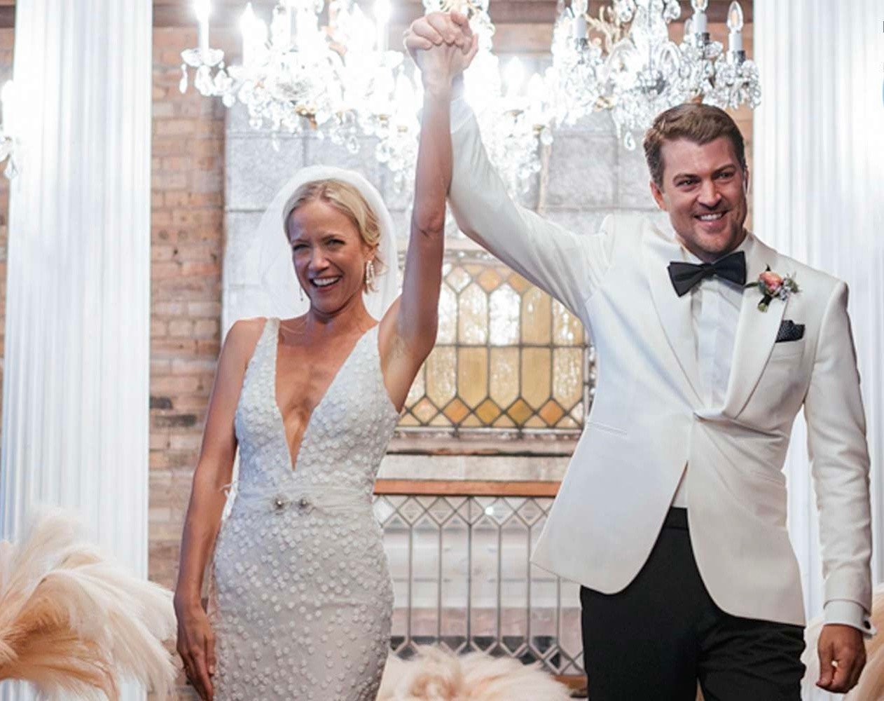 Jessy Schram 2023 bride in @danahareldesign 

#NYLBFW #WeddingInspiration #BridalFashion #WeddingDress #BridalInspo #WeddingStyle #RomanticWedding #WeddingPhotography #BridalStyle #DesignerGown