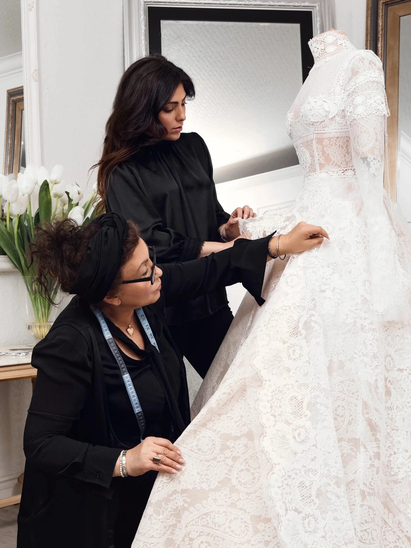 Jaclyn Whyte and Francesca Guzzo-Whyte working their magic✨ @jaclynwhytebridal

#NYLBFW #bridalfashion #luxurybridal #modernbride #designerbridal #weddinginspiration #luxurywedding #jaclynwhyte