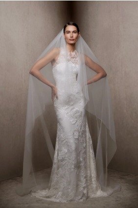 All over embroidered Maria Carla slim gown for Naeem Khan Spring 2026 Collection, featuring an illusion neckline.

#NYLBFW #WeddingInspiration #BridalFashion #WeddingDress #WeddingInspo #BridalInspo #WeddingStyle #RomanticWedding #WeddingPhotography 