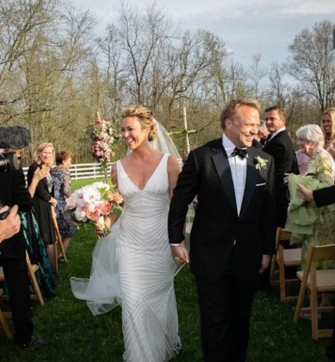 Moments after I do, Brooke Baldwin in elevated chic dress by Naeem Khan. 

#NYLBFW #WeddingInspiration #BridalFashion #WeddingDress #WeddingInspo #BridalInspo #WeddingStyle #RomanticWedding #WeddingPhotography #BridalStyle 
#NaeemKhan