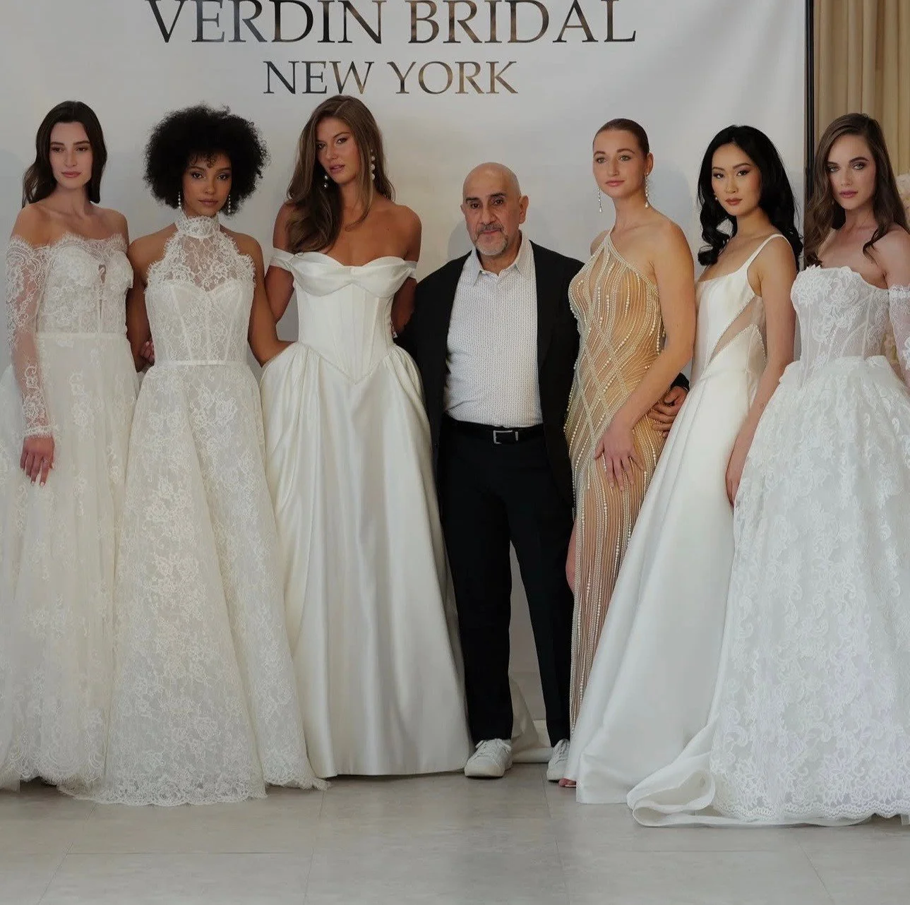 A moment with @verdinbridal and his S/S 2027 NYBFW lineup &mdash; silhouettes, textures, and innovation that define his signature vision. 

#NYLBFW #WeddingInspiration #BridalFashion #WeddingDress #BridalInspo #WeddingStyle #RomanticWedding #WeddingP
