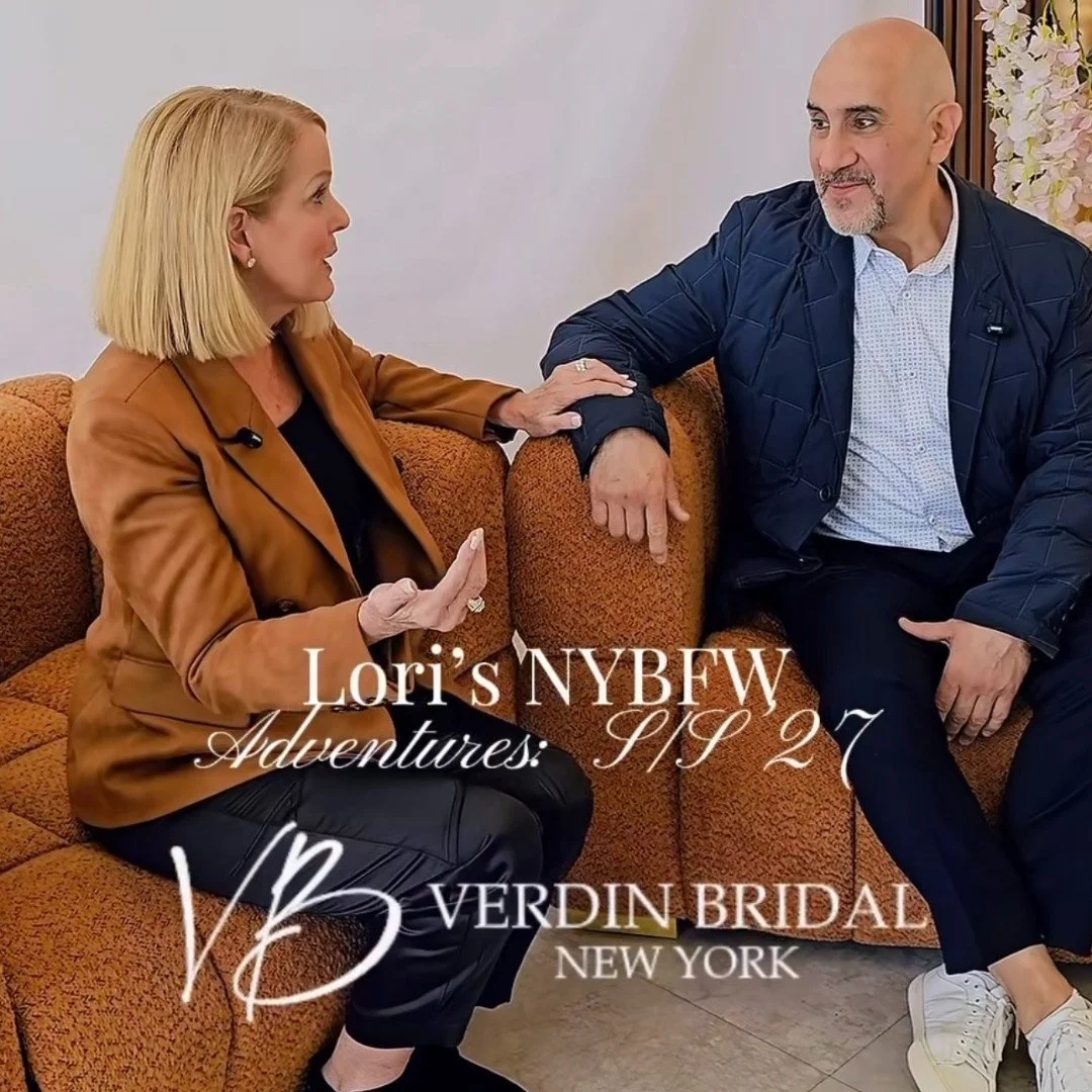 @verdinbridal shares the inspiration and technique behind his S/S 2027 collection in an intimate conversation with @bridealbylori 

#NYLBFW #WeddingInspiration #BridalFashion #WeddingDress #BridalInspo #WeddingStyle #RomanticWedding #WeddingPhotograp
