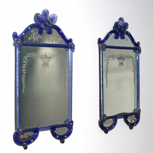 Lot 159 - Pair Venetian Glass Mirrors