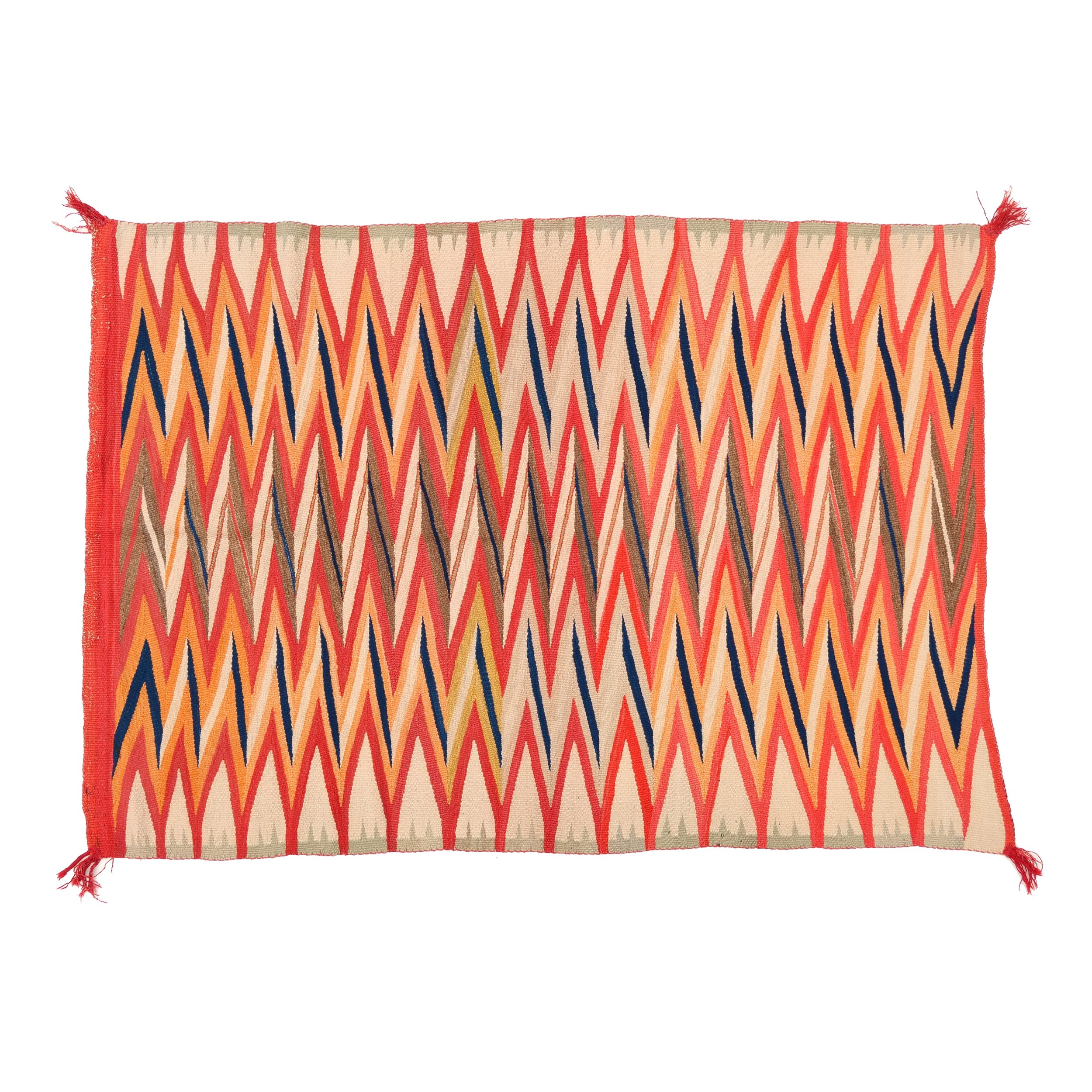 Transitional Navajo Wedge Weave Blanket/Rug