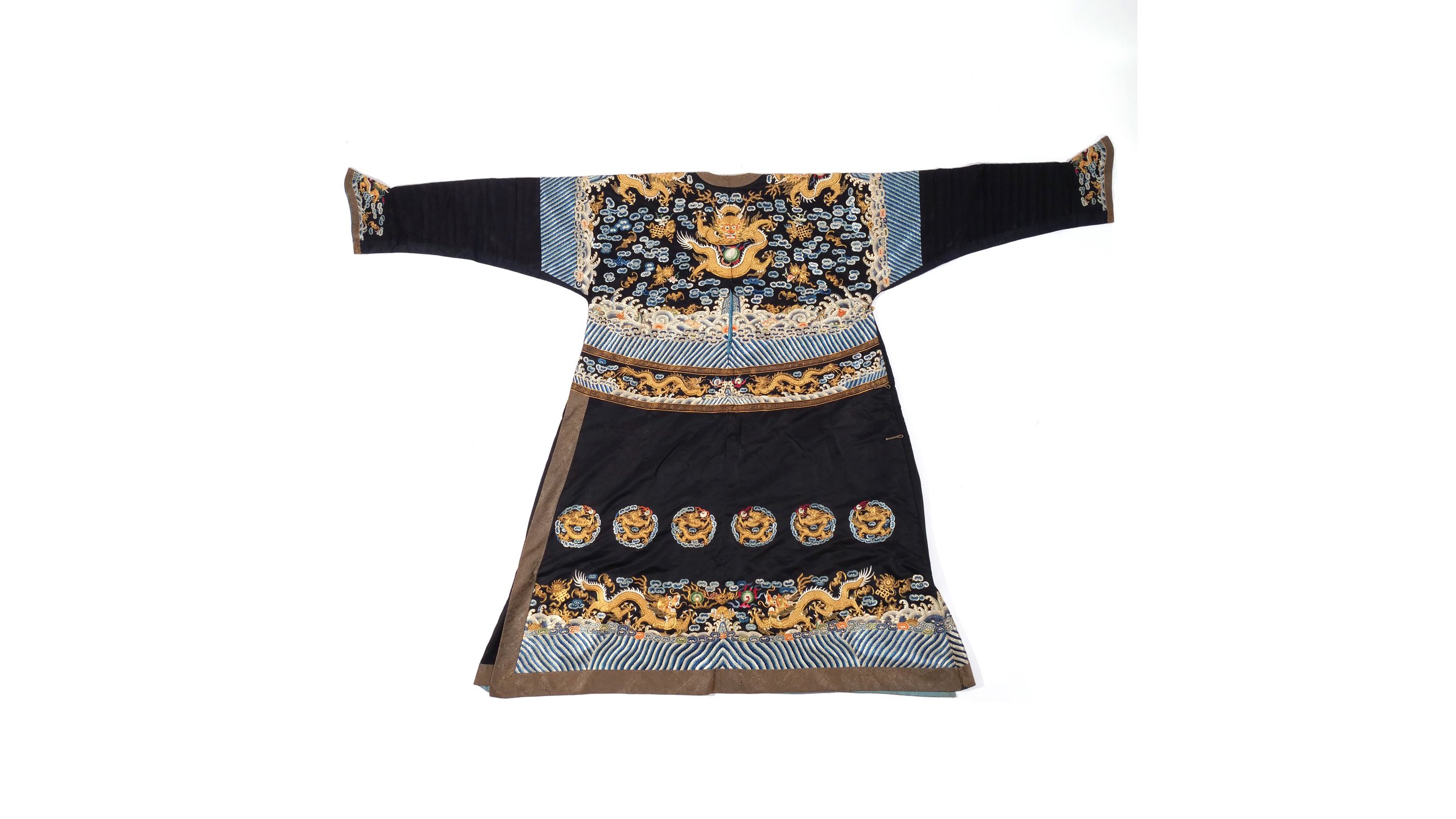 CHINESE EMBROIDERED FORMAL DRAGON ROBE (CHAOPAO)