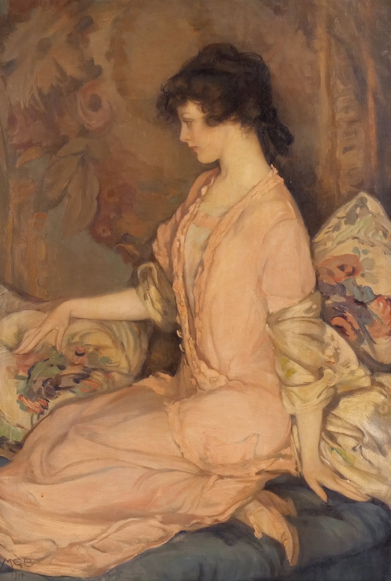 Butterscotch Finds a Sleeper in Blumenschein Portrait
