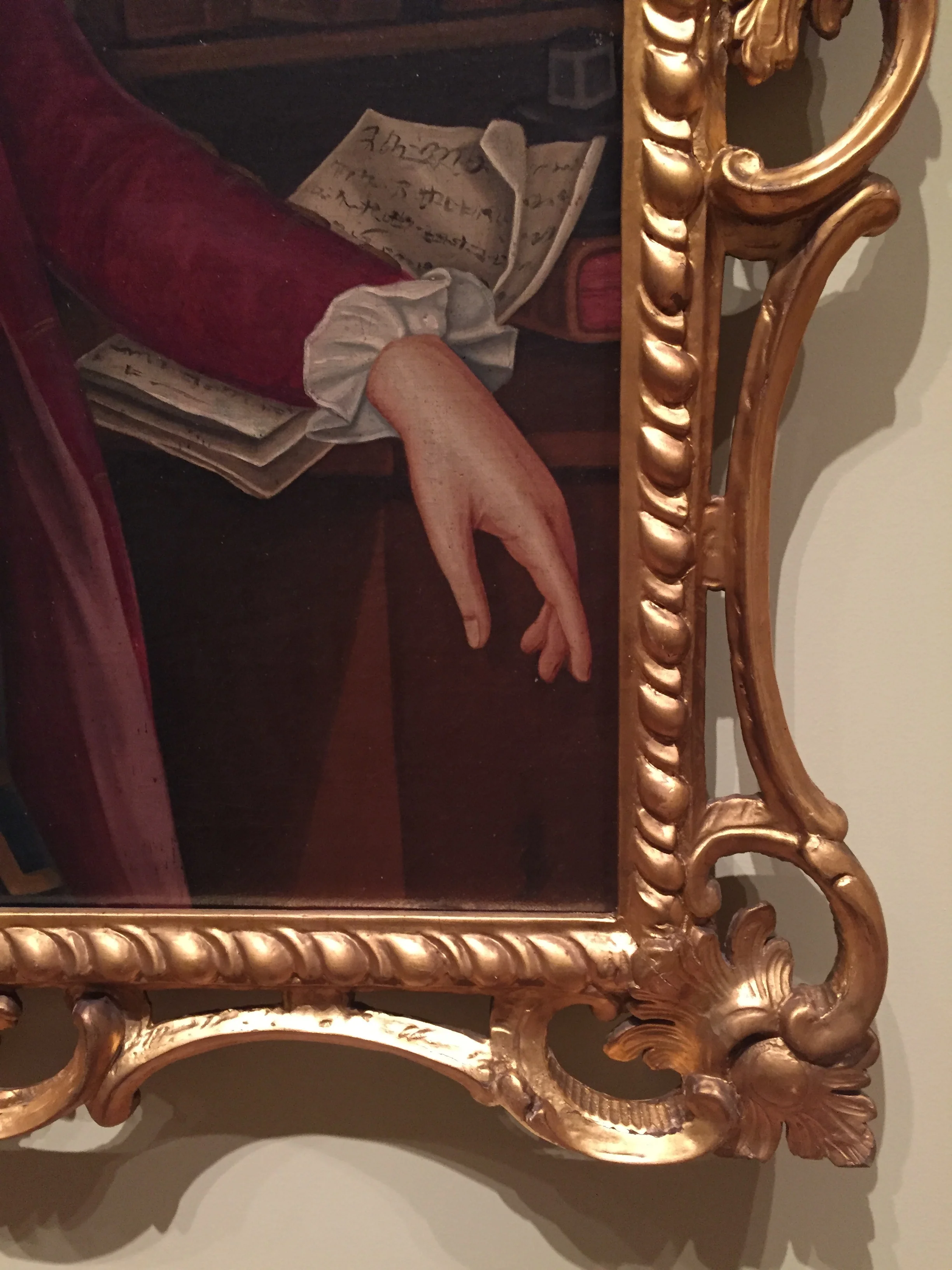 Detail showing gadroon sight-edge on Richard Ray, Jr. by John Durand