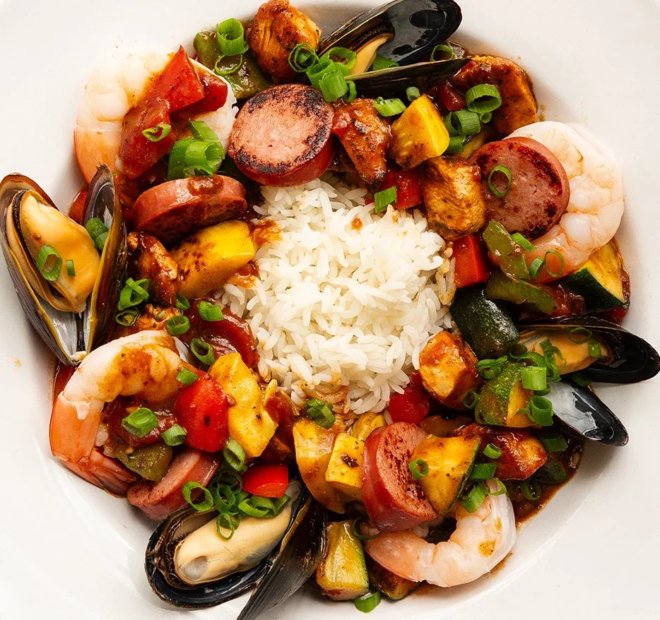 New Orleans Food Festival Dinner Menu