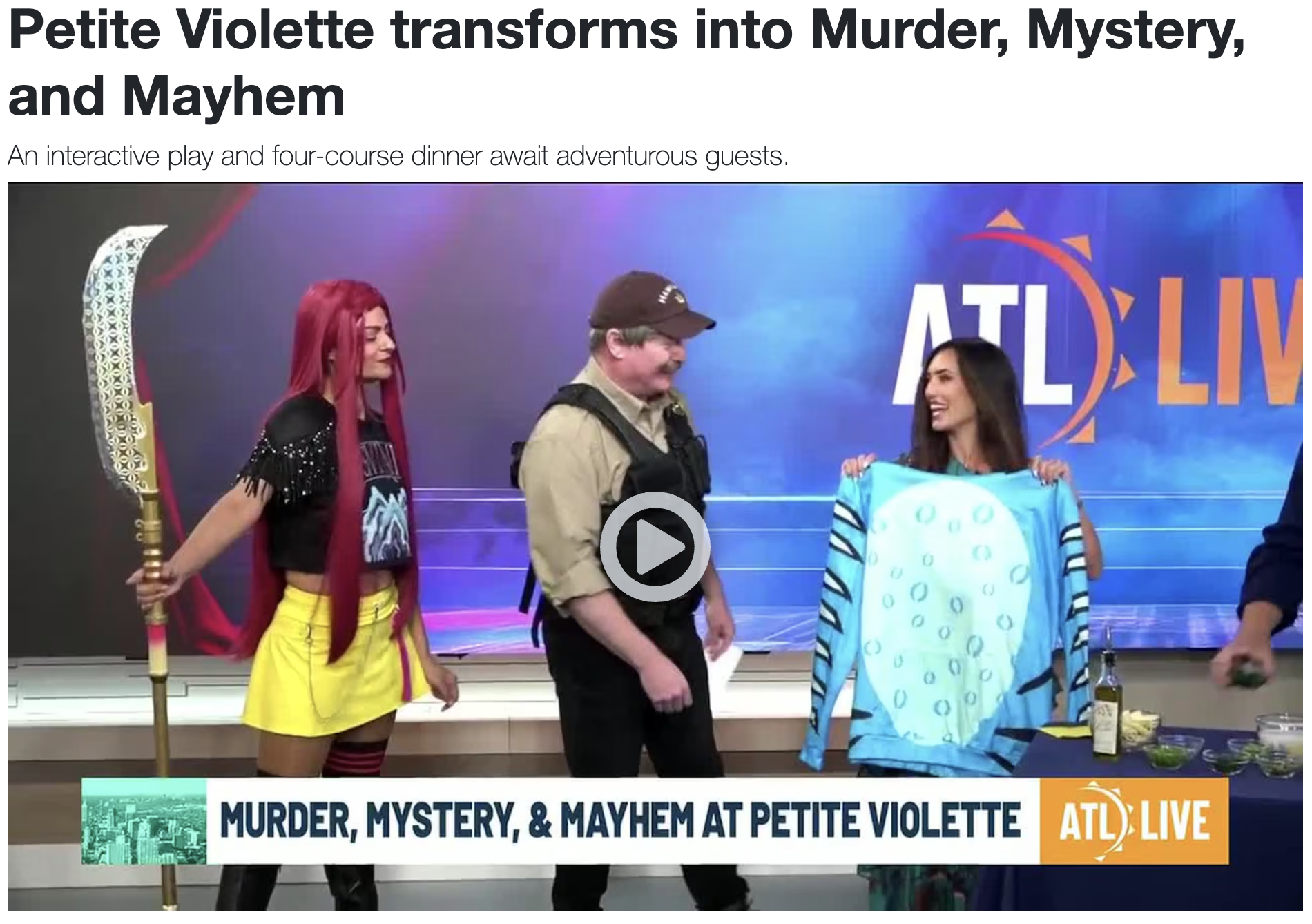 CLICK HERE TO SEE US ON ATL LIVE
