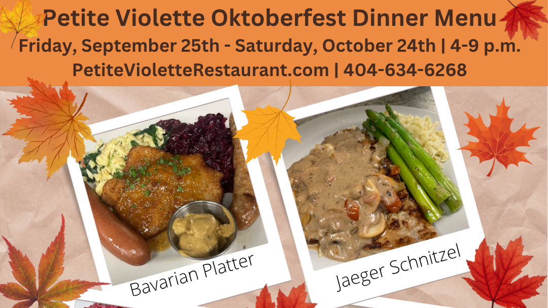 Oktoberfest Dinner Menu