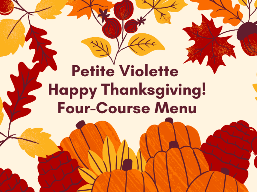 Thanksgiving Special Menu