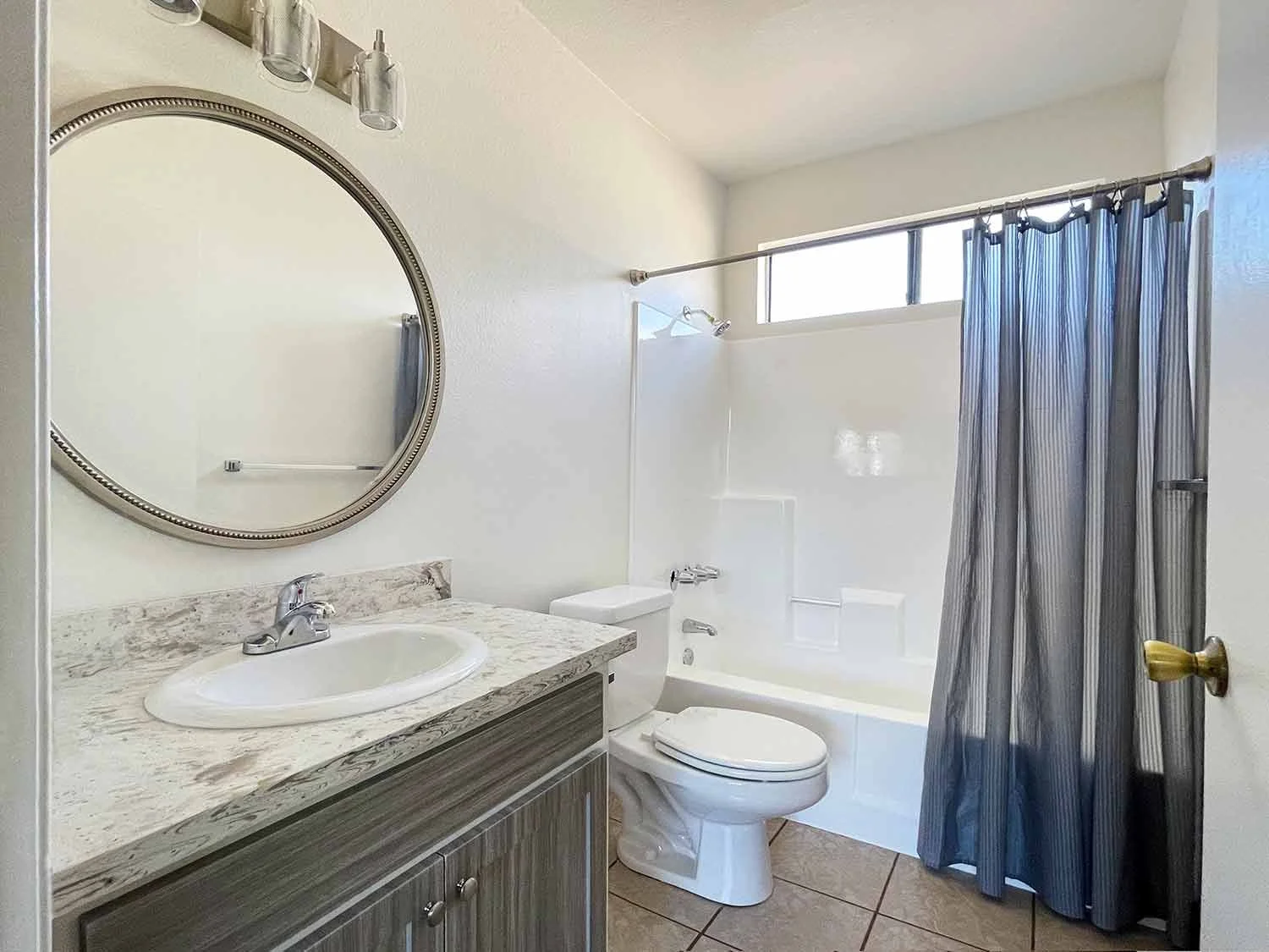  Beautifully renovated master bathroom 
